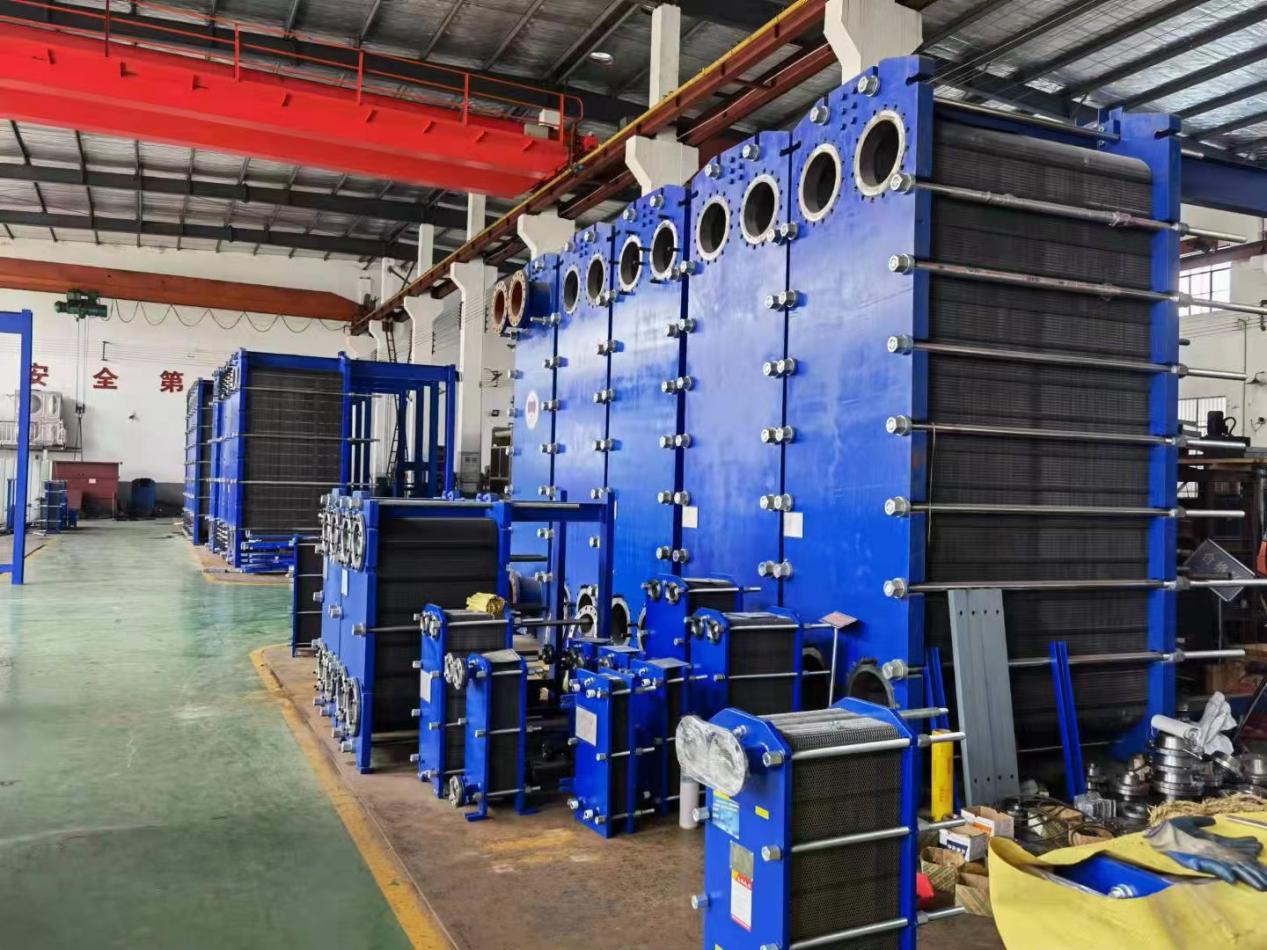 板式換熱器包裝區(qū)