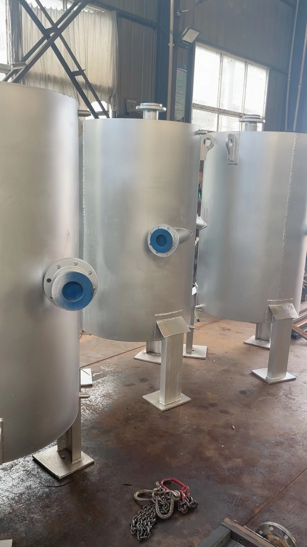 螺旋板式換熱器成品區(qū)